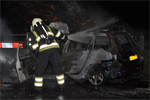 Prio 1 Brand Wegvervoer Auto Mienskerwei Eastermar